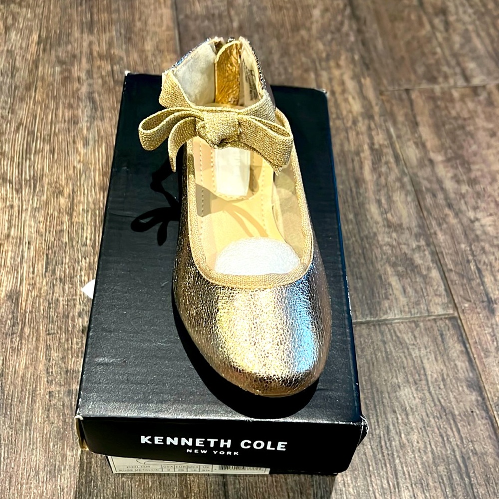 Kenneth Cole dress shoe rose metallic